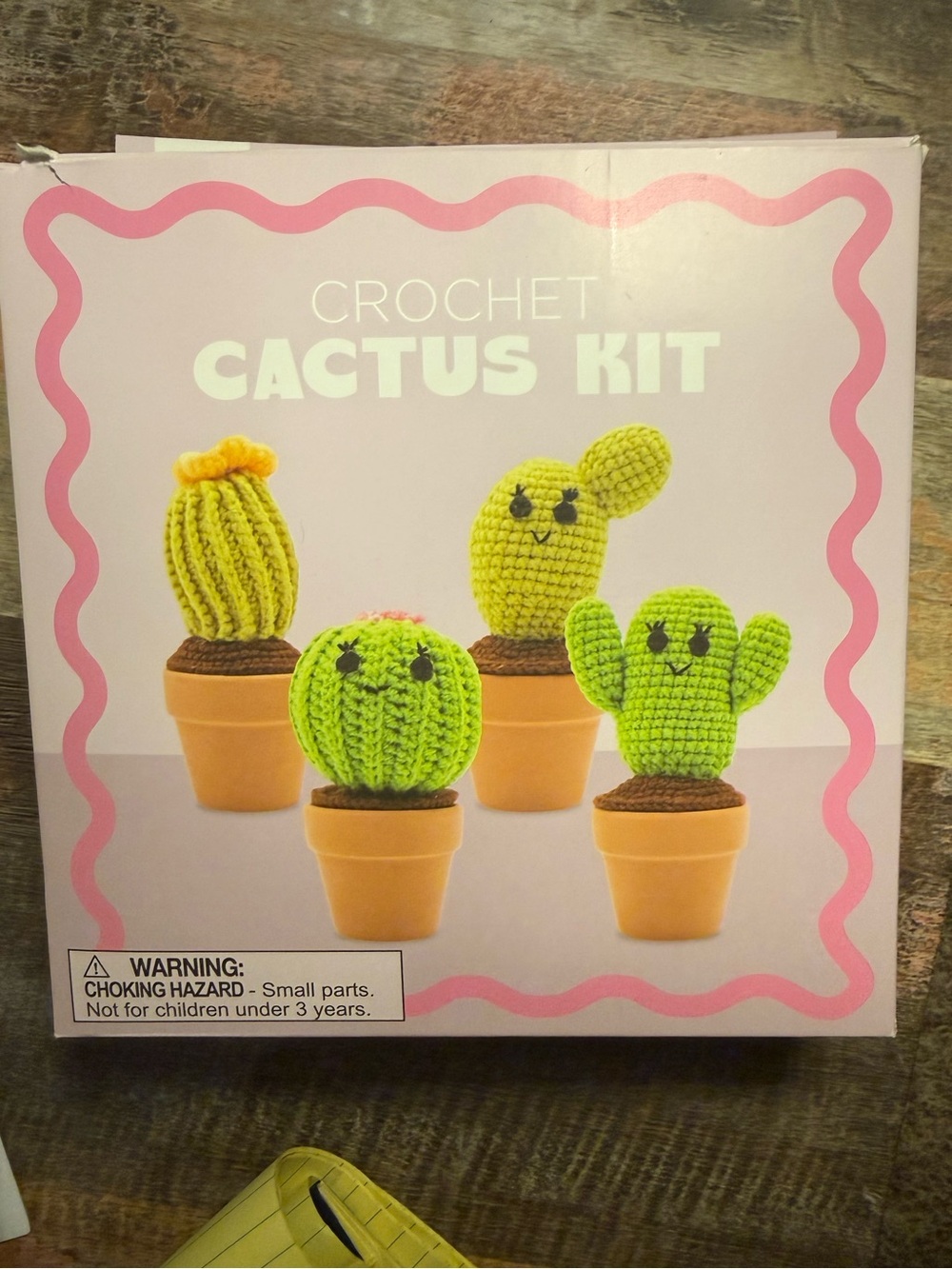 Target Crochet Cactus Kit - Lime Green and Yellow